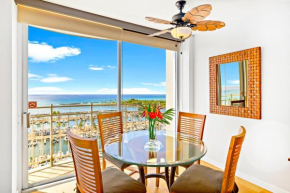 Ilikai Marina 1BR Condo, Ocean View Haven